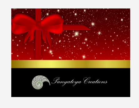 Punyatoya Creations Gift Card Home Decor