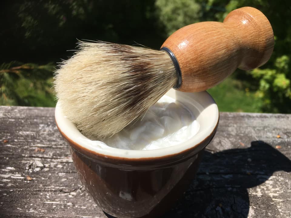 Lodestone Shaving Brush With Natural Soaps
