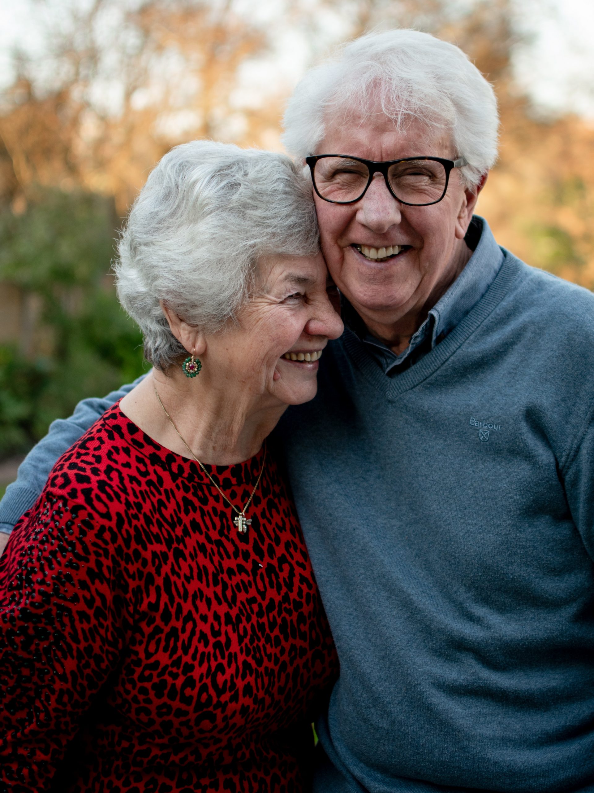Old People Hugging Parkinson