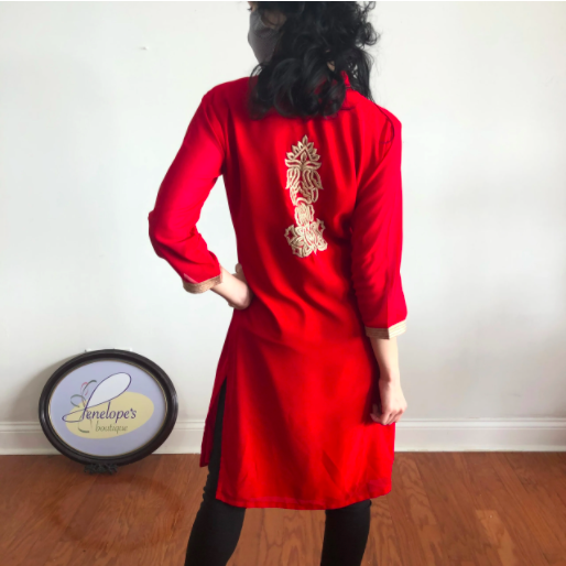 Red-Dress-Vintage-Clothing