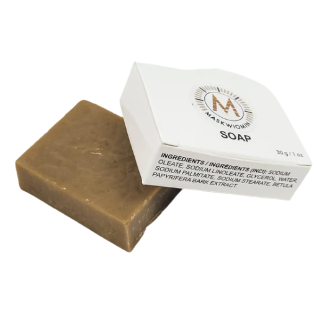 vStore feature image Maskwiomin Birch Bark Extract Soap Feb 2023