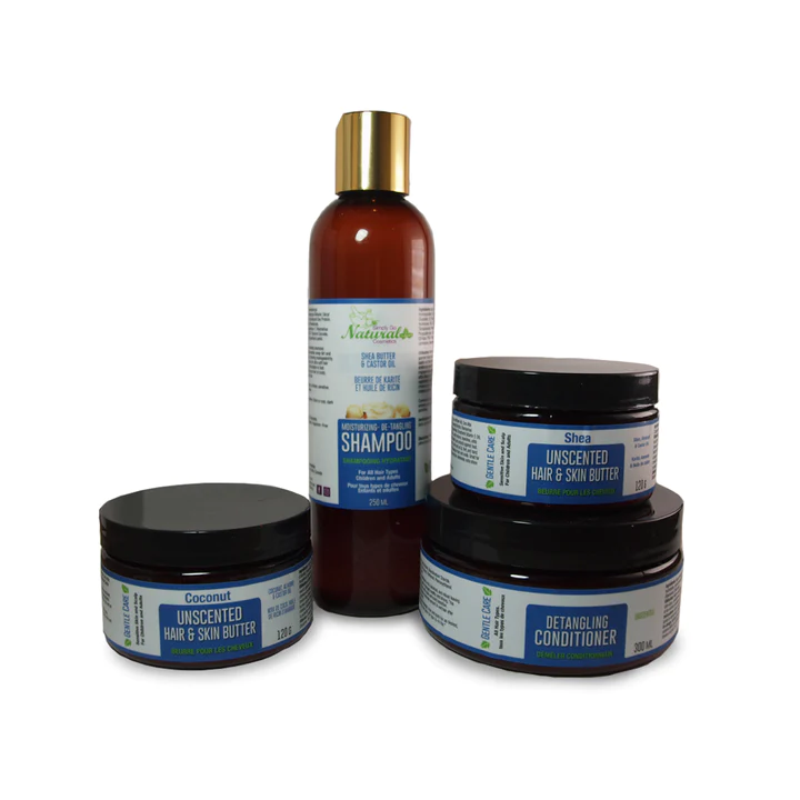 Simply Go Natural Cosmetics Sensitive Skin and Hair Care Products Pack