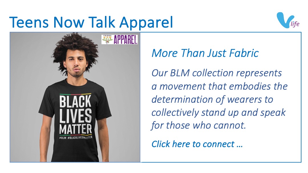 SL graphic Teens Now Talk Apparel Featured Black Lives Matter Clothes Mar 2024