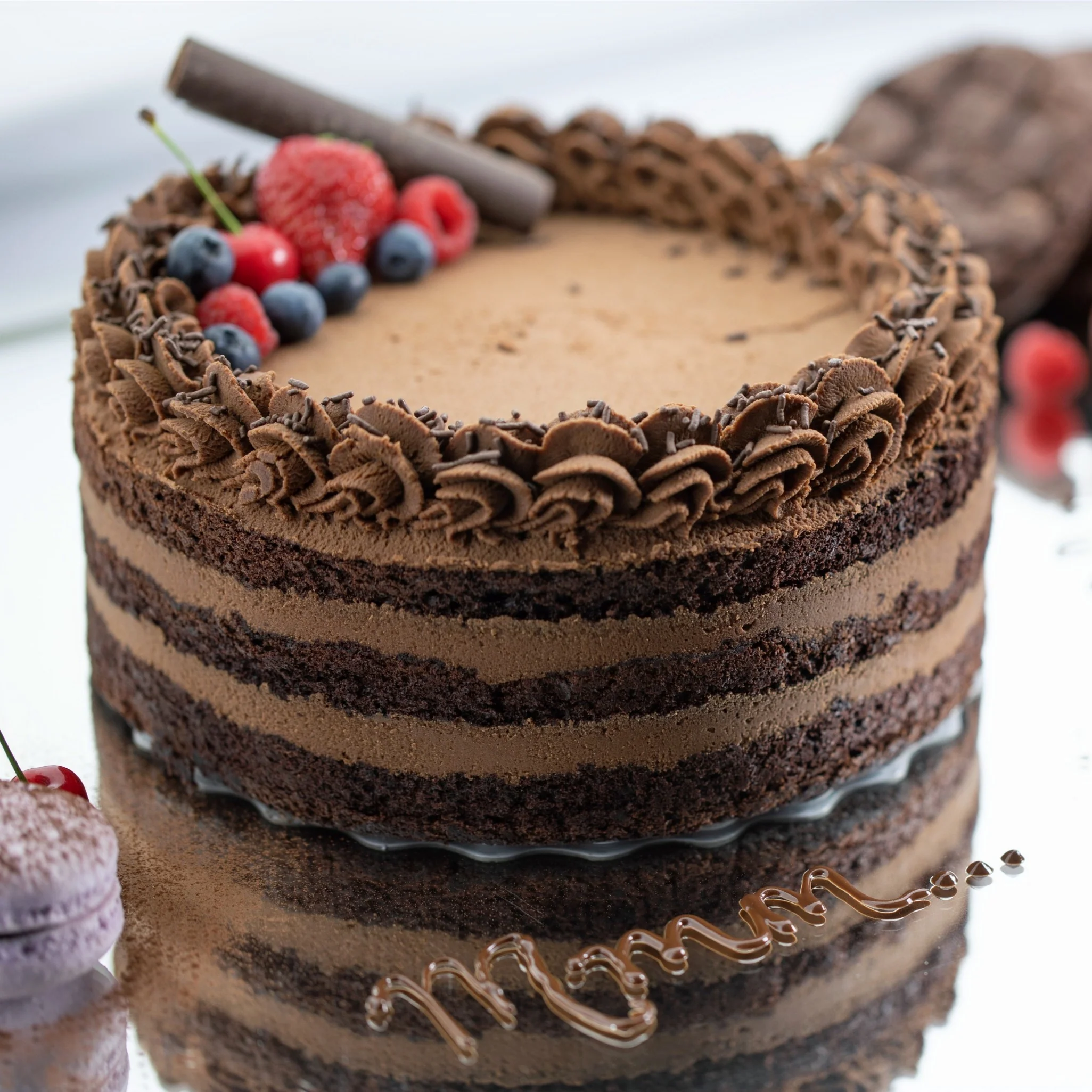 The Elliot Page. Vegan Chocolate Cake by Delectable Desserts