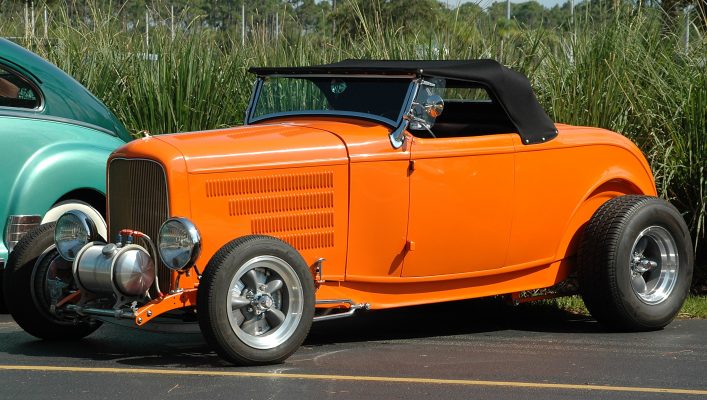 Vintage Orange car at car show. SL Blog image Halifax Things-to-do Bucket List Edition. Summer
